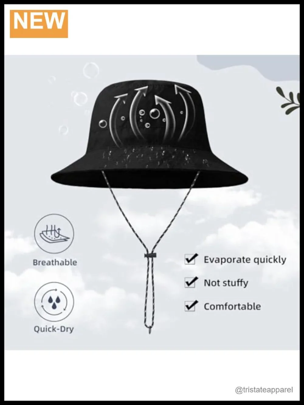 Waterproof Bucket Hat for Women UPF 50+ Packable Outdoor